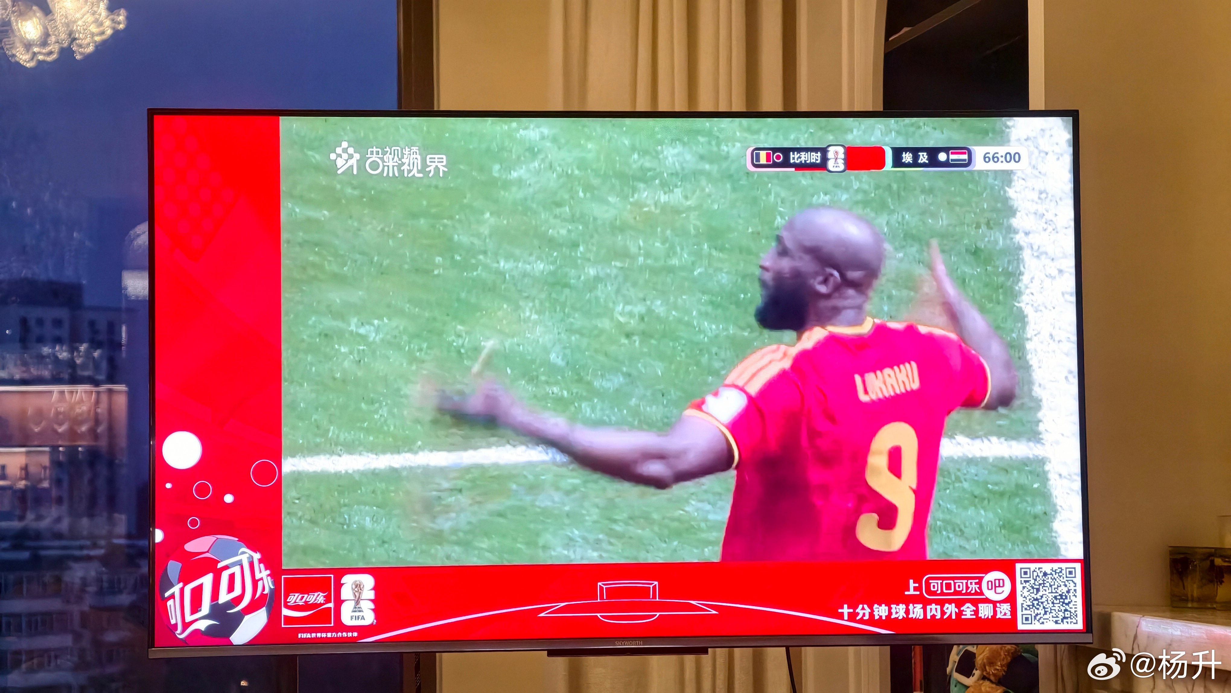 比利时vs埃及小平头，啤酒肚，进球还得卢卡库上一届吃的亏倒的霉，这一届卡库是不是