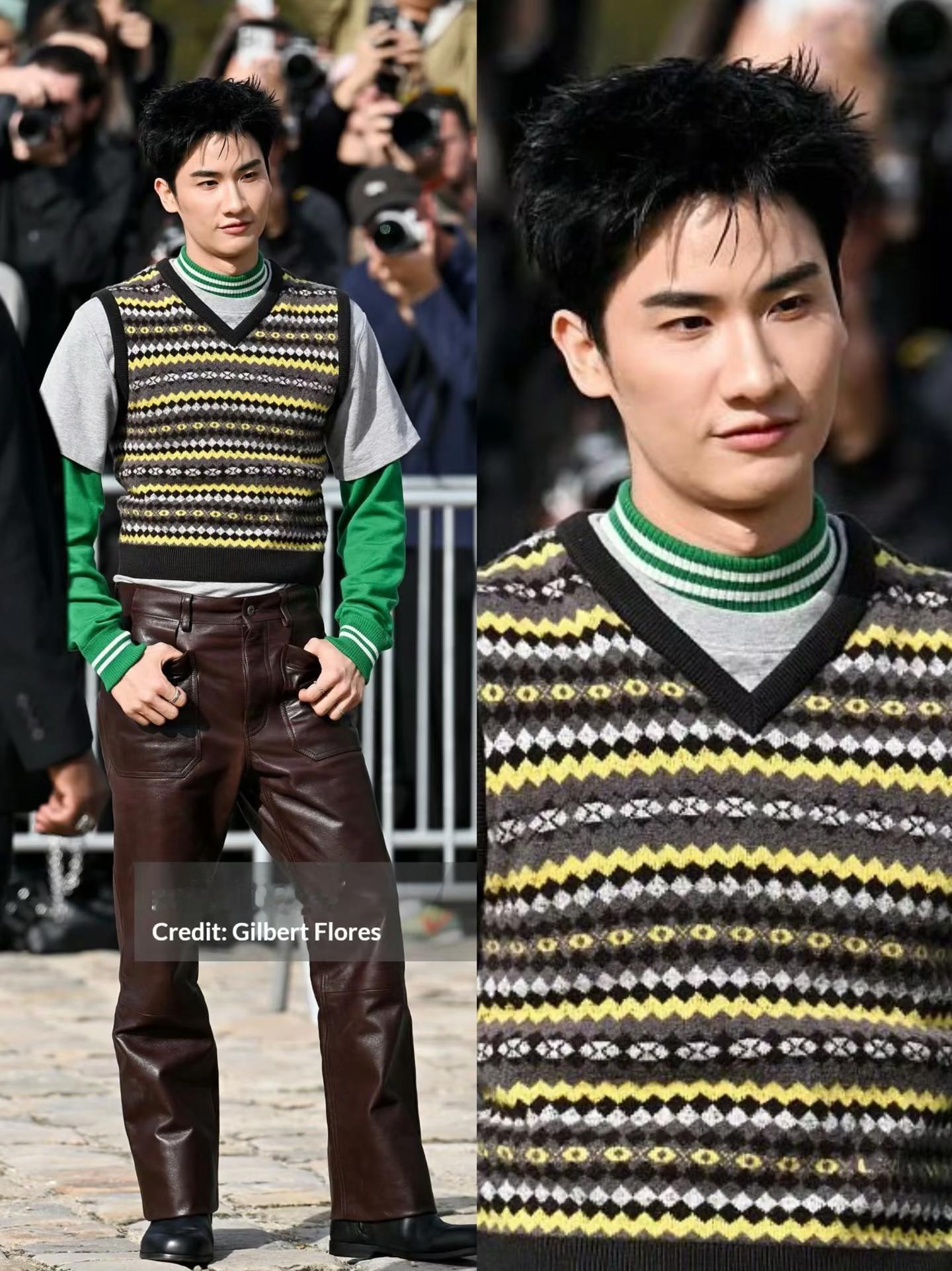 LOEWE 2027春夏大秀生图罗意威2027春夏系列时装秀，群星齐聚秀场✨王一