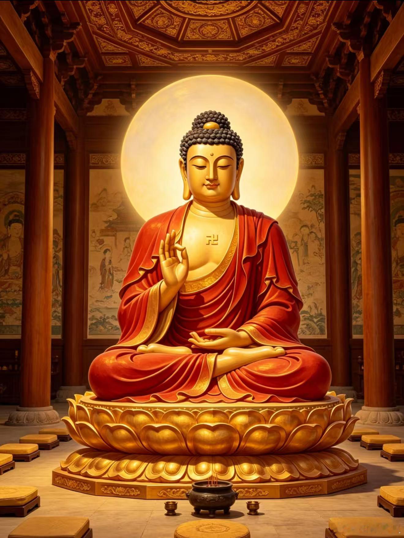 佛祈福🙏，愿佛光护持灾祸远离，愿生活和美少些别离，事业兴旺一帆风顺，家人康健笑