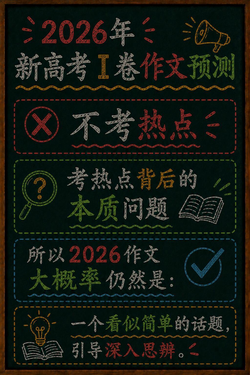 高考作文 高考语文作文预测，你押中了吗？ 