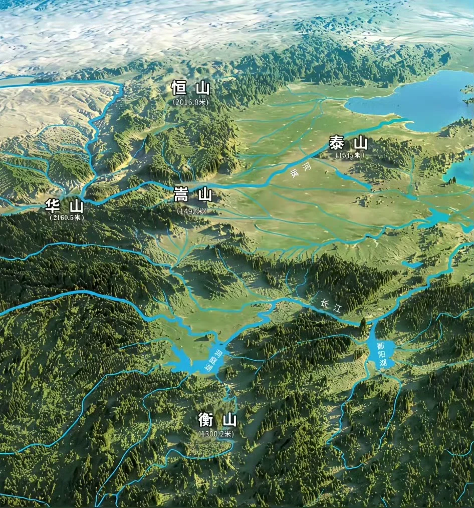 从3D地图看，就明白泰山为何是五岳之首了