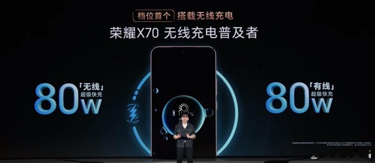 荣耀 X70 搭载行业史上最大 8300mAh 电池，最高存储版本支持 80W 
