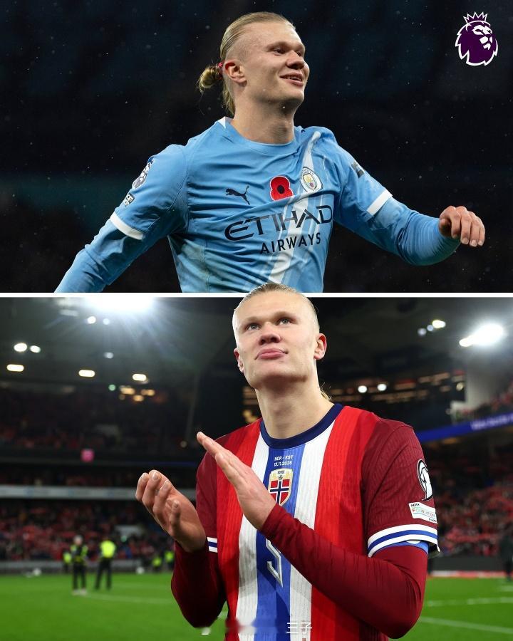 我的天！哈兰德这是把足球踢成 “刷数据游戏” 了吧🤯 才 11 月啊！今晨世预