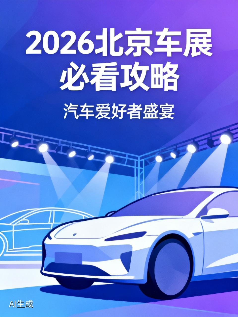 2026北京车展必看攻略 2026北京车展，那绝对是汽车爱好者的盛宴，下面这份必