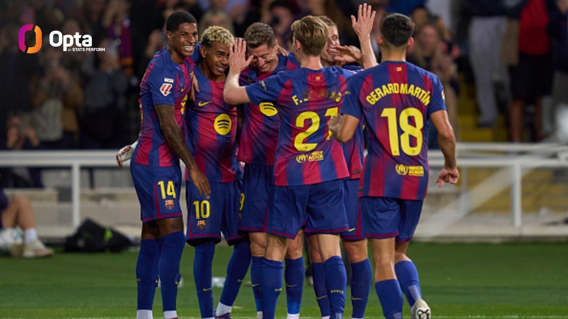 OPTA：在过去11场欧冠联赛对阵西班牙球队的比赛中，英格兰球队赢下了10场，只