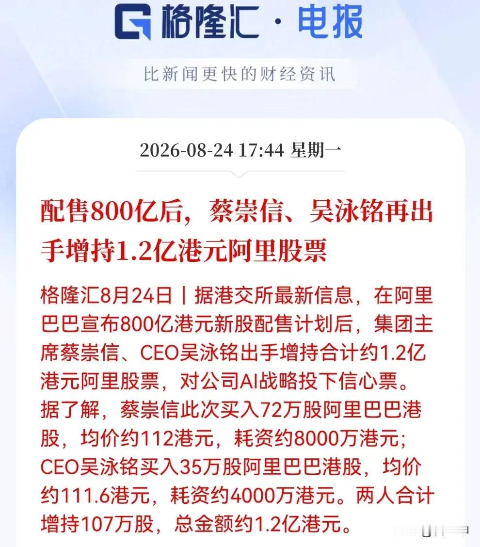 阿里打折配售带崩股价，除了散户不满以外，还有更大的担忧:挣钱的公司绝不愿意股权融