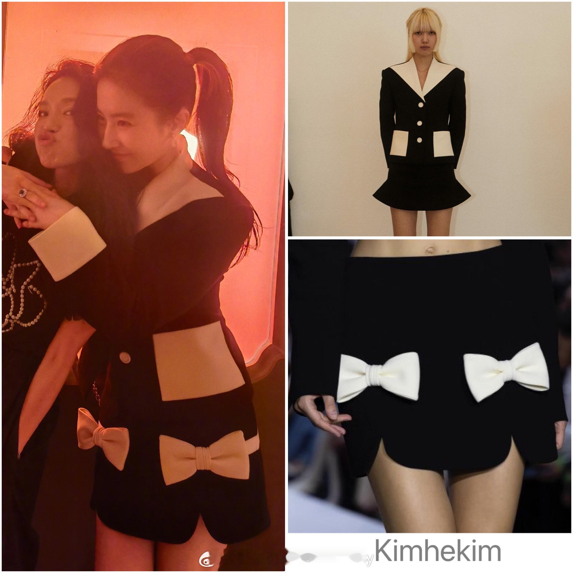 刘亦菲晒和舒淇的合照，两位风格不同的大美女贴贴~#刘亦菲回复舒淇# ​​​