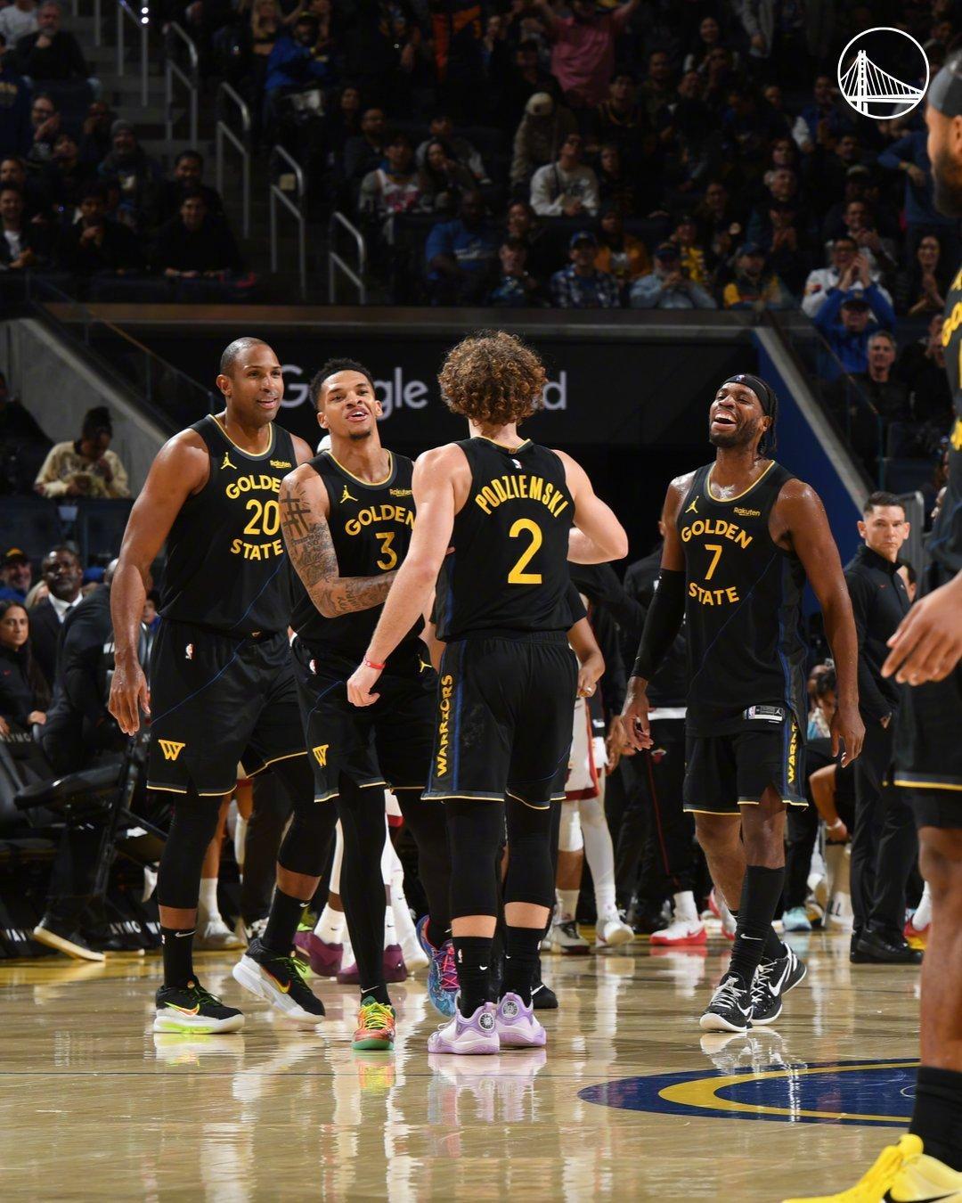 勇士135-112战胜热火，勇士取得4连胜，近16场比赛取得12胜4负！库里19