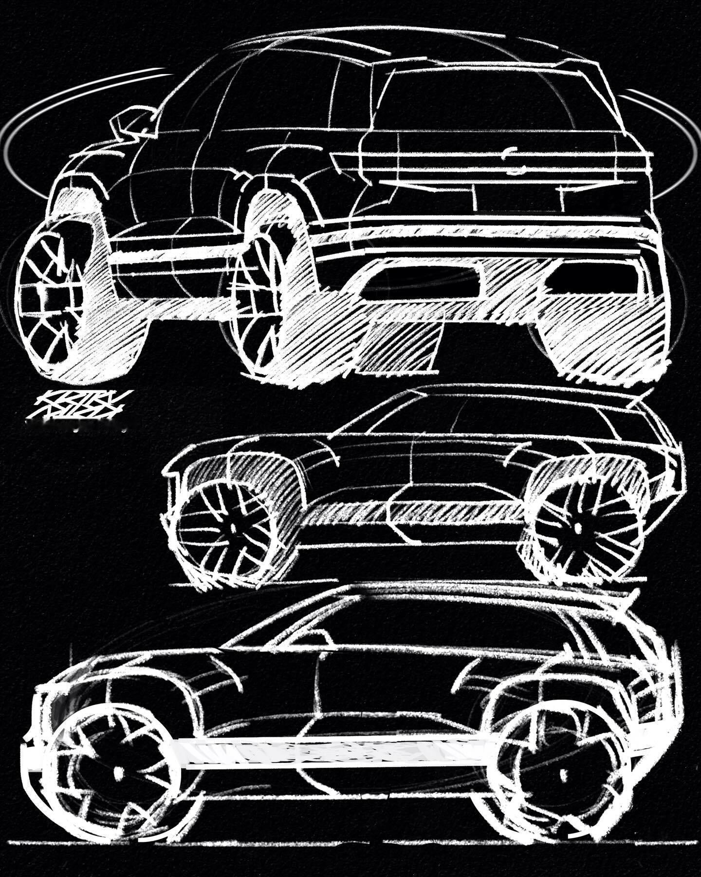 大众ID. ERA 9X 的设计手稿汽车设计新车