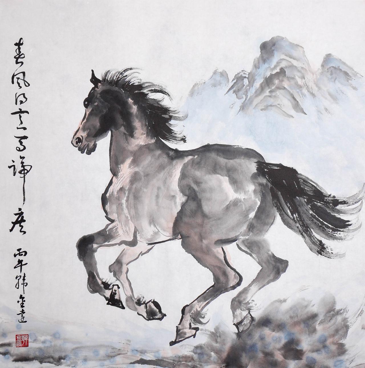 能分享下你画的画吗韩金远 公鸡国画 吉祥寓意国画