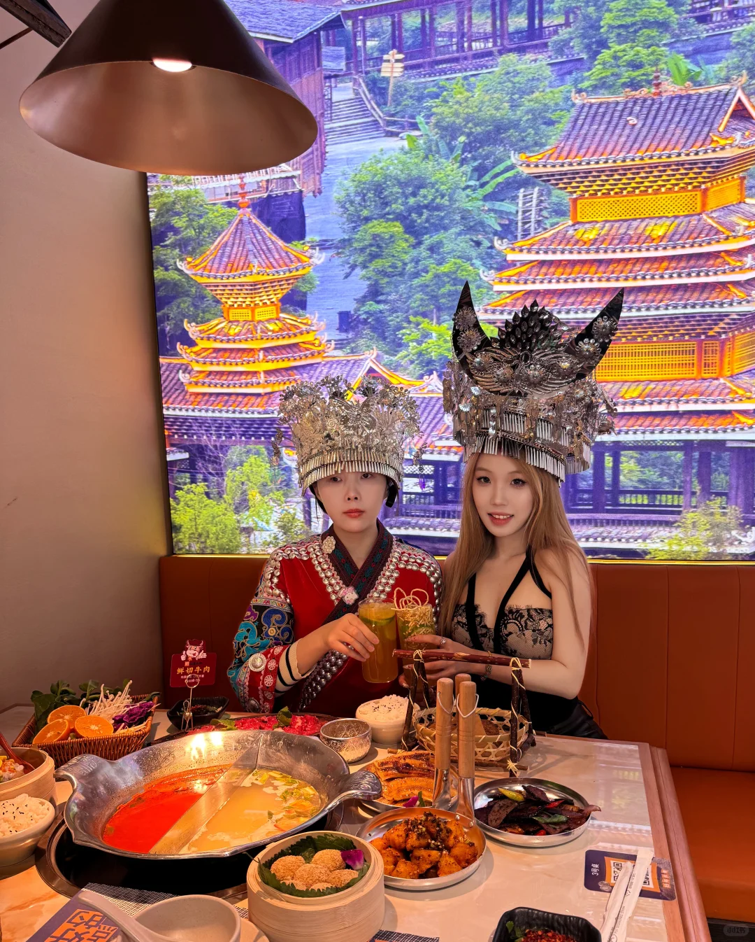 太原北美新天地山里山外贵州酸汤火锅