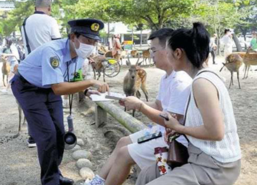 最近，日韩媒体描述的中方游客太忙了，一个中国游客的日程表排得比007还满：白天在