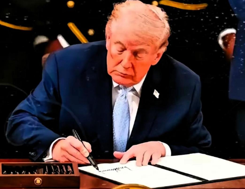 美国那边传来新消息，
2026年4月2日，美国白宫放出个炸锅消息：特朗普亲笔签了