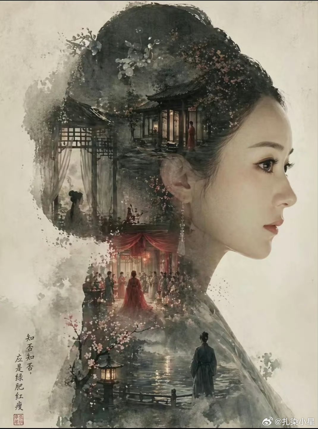 这居然是粉丝做的图！！赵丽颖在演艺圈是top级别，赵丽颖家剪辑手和油菜花在剪辑圈