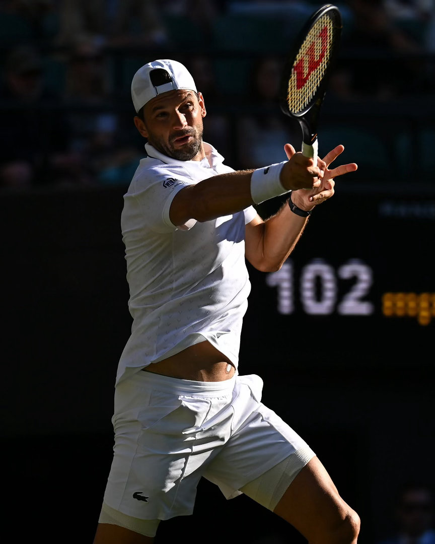 温网2026 一些老迪米展现总决赛冠军风采的照片，今年的温网绝对有迪米特洛夫浓墨