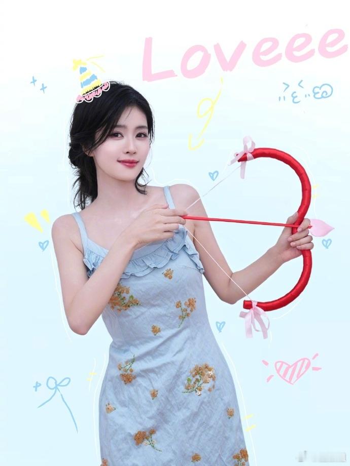 白鹿生日拍照模板来了白鹿生日大片选美小姐造型 ​​​白鹿生日大片的选美小姐造型真