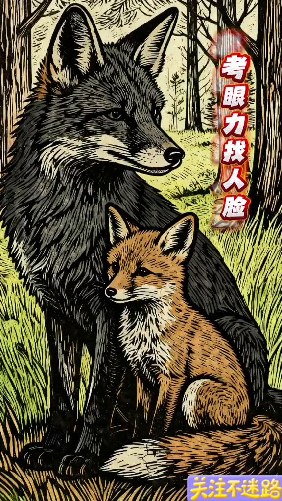 考眼力找人脸。
没有人能在这幅图里找到隐藏的三张人脸，它藏的太深奥了，就连眼力大