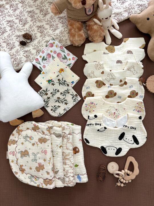 10月🐍宝口水巾小方巾分享