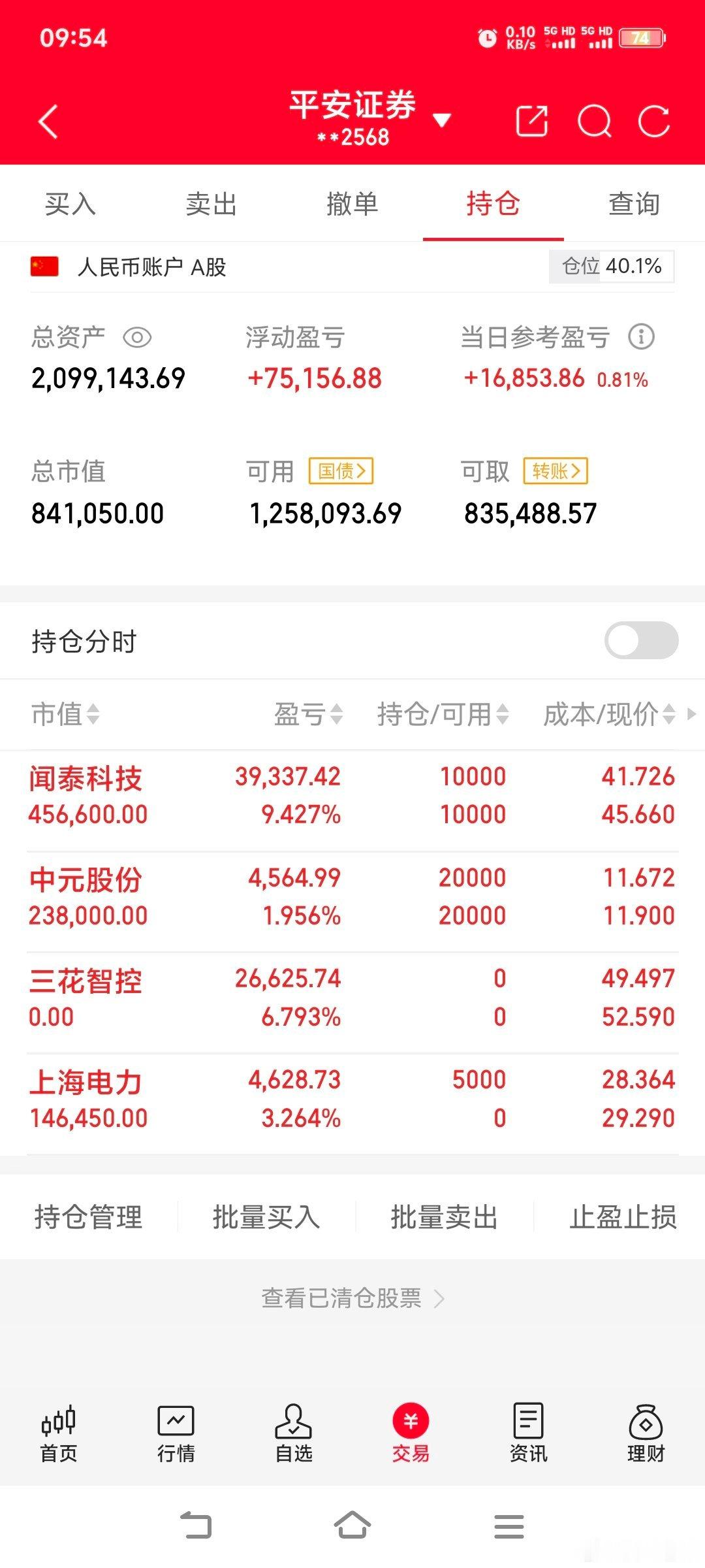 老登记录！今日交易具体如下！持：    看图我将用真实记录每一天的操作，用行动见