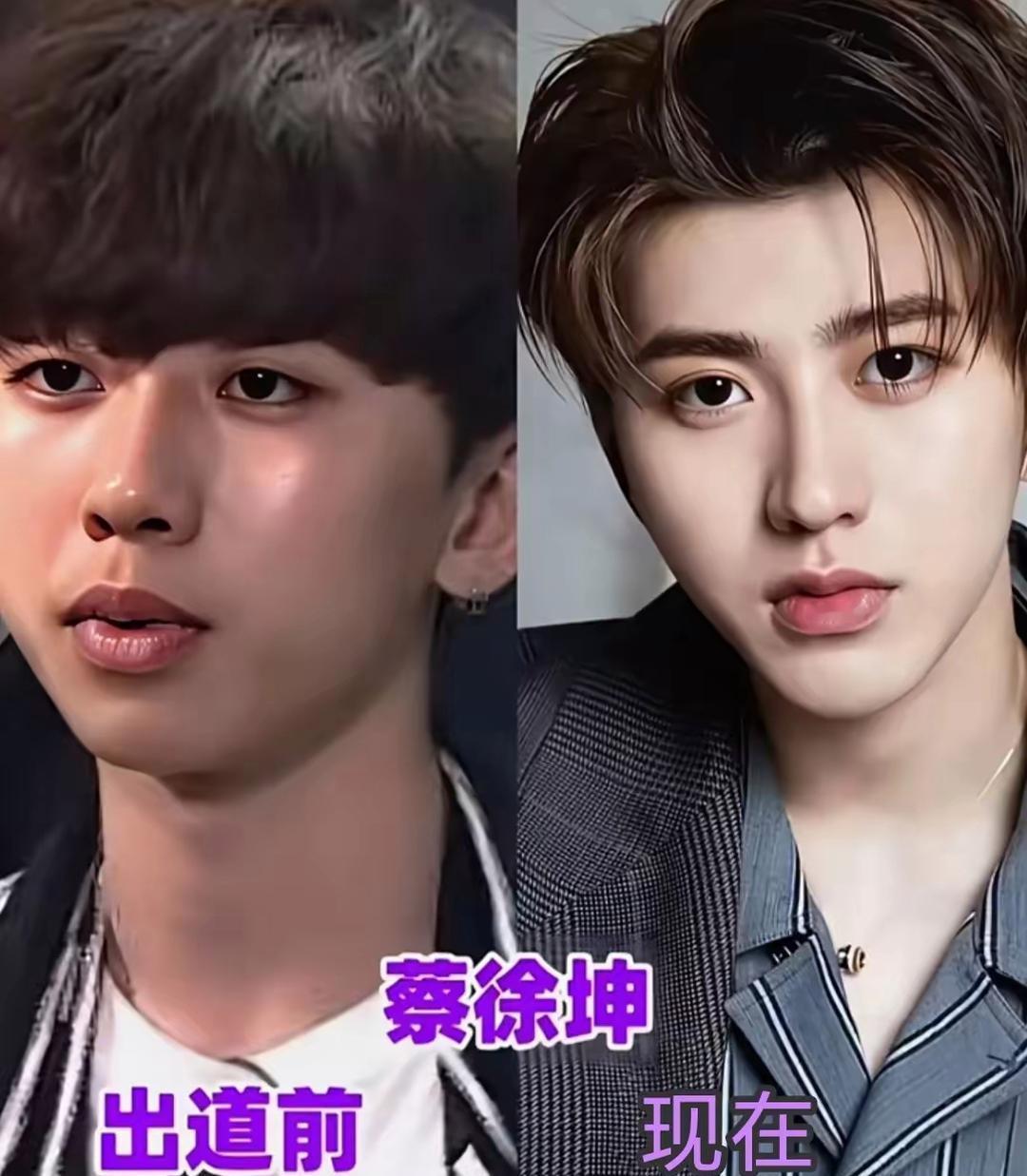 哈哈，原来大家早期都是愣头小子！演艺事业壮大之后，真是一个个都改头换面了。黄子韬