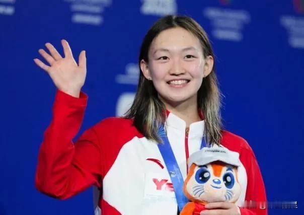 23岁的李冰洁参加了本届游泳世锦赛的女子200米、400米、800米、1500米