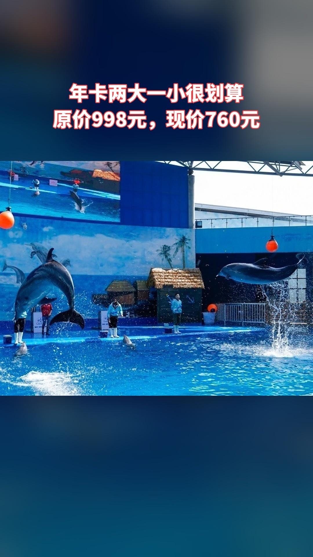 冰雪海洋世界，当季福利，新鲜登场，4.4分推荐，年卡两大一小（注意，叠...
