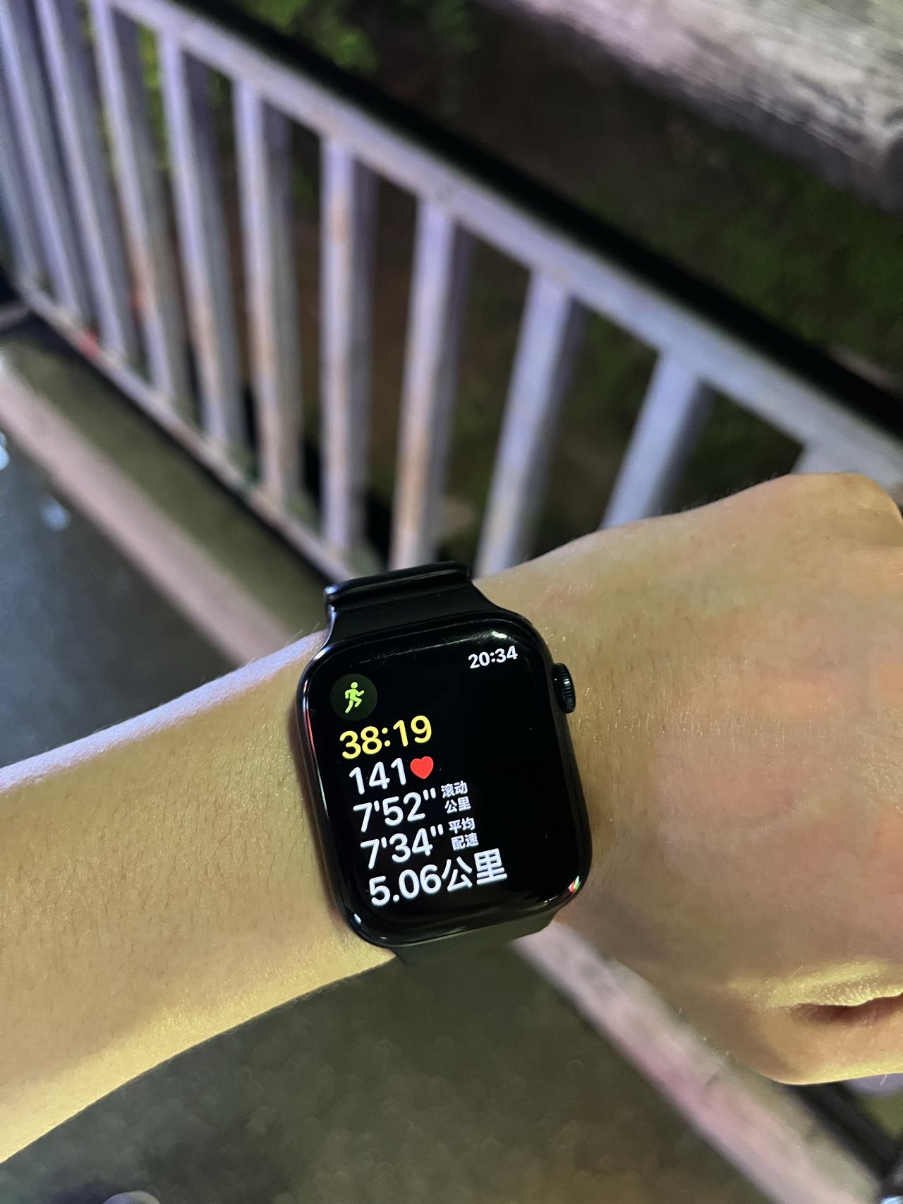 我的运动记录记录人生第一次五公里，也是最快的一次五公里。在奥森北园跑一整圈正好五