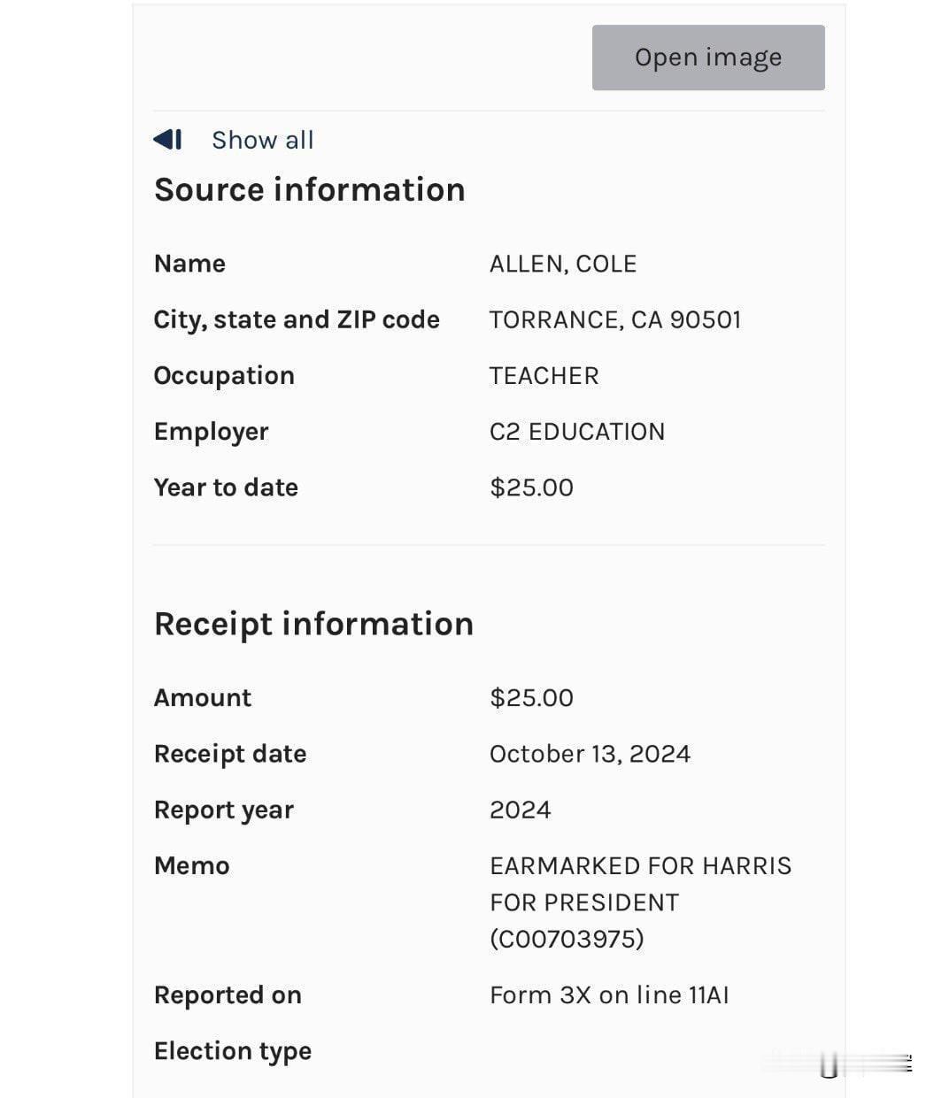 枪手目前还活着，并已被拘留。美国联邦调查局在枪手家中发现了一张给卡玛拉·哈里斯竞