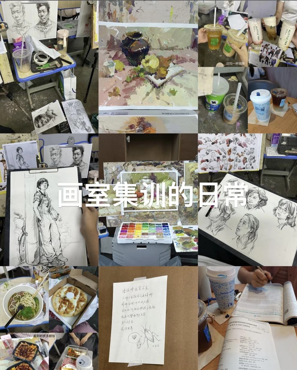 高一入坑美术，高二学考后就扎进了鸟文斋，180 多天的集训，像一场漫长...