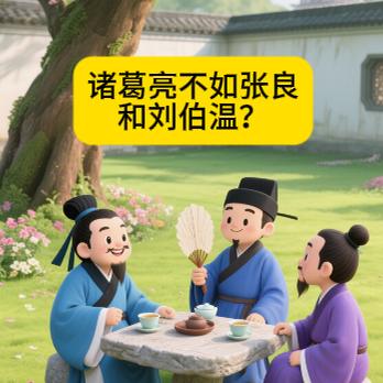 和刘伯温？
论内政，三人不相上下，诸葛亮应该更强点。
论策略，张良献策刘邦走武关