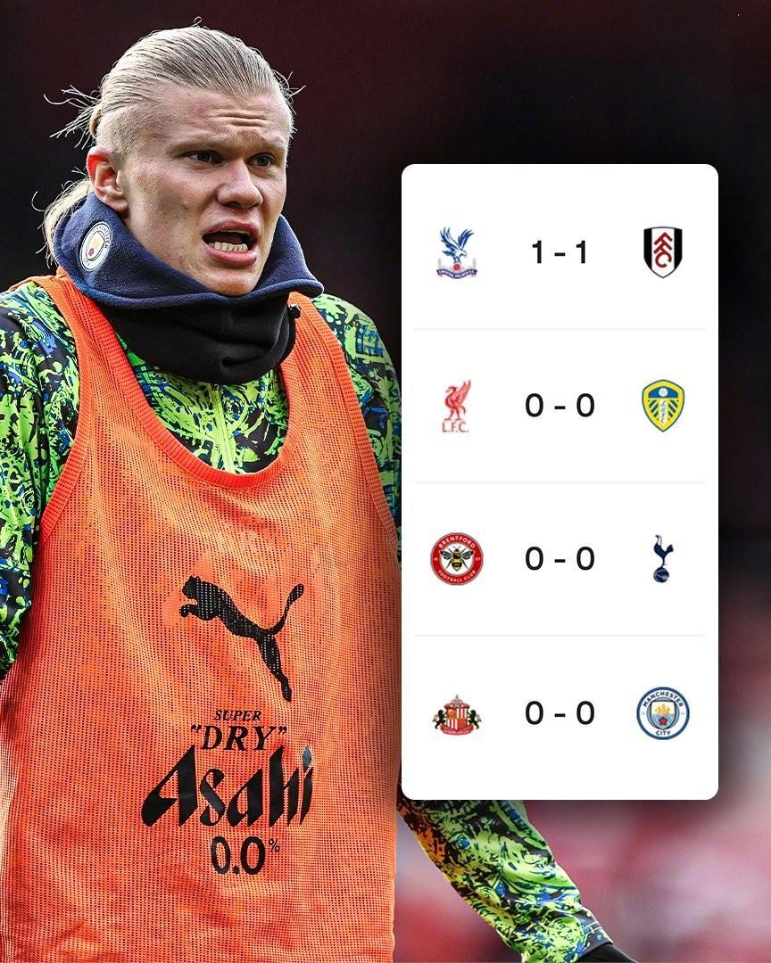 英超第19轮最后4场比赛只产生两粒进球，其中三场都互交白卷。当地时间2026年1