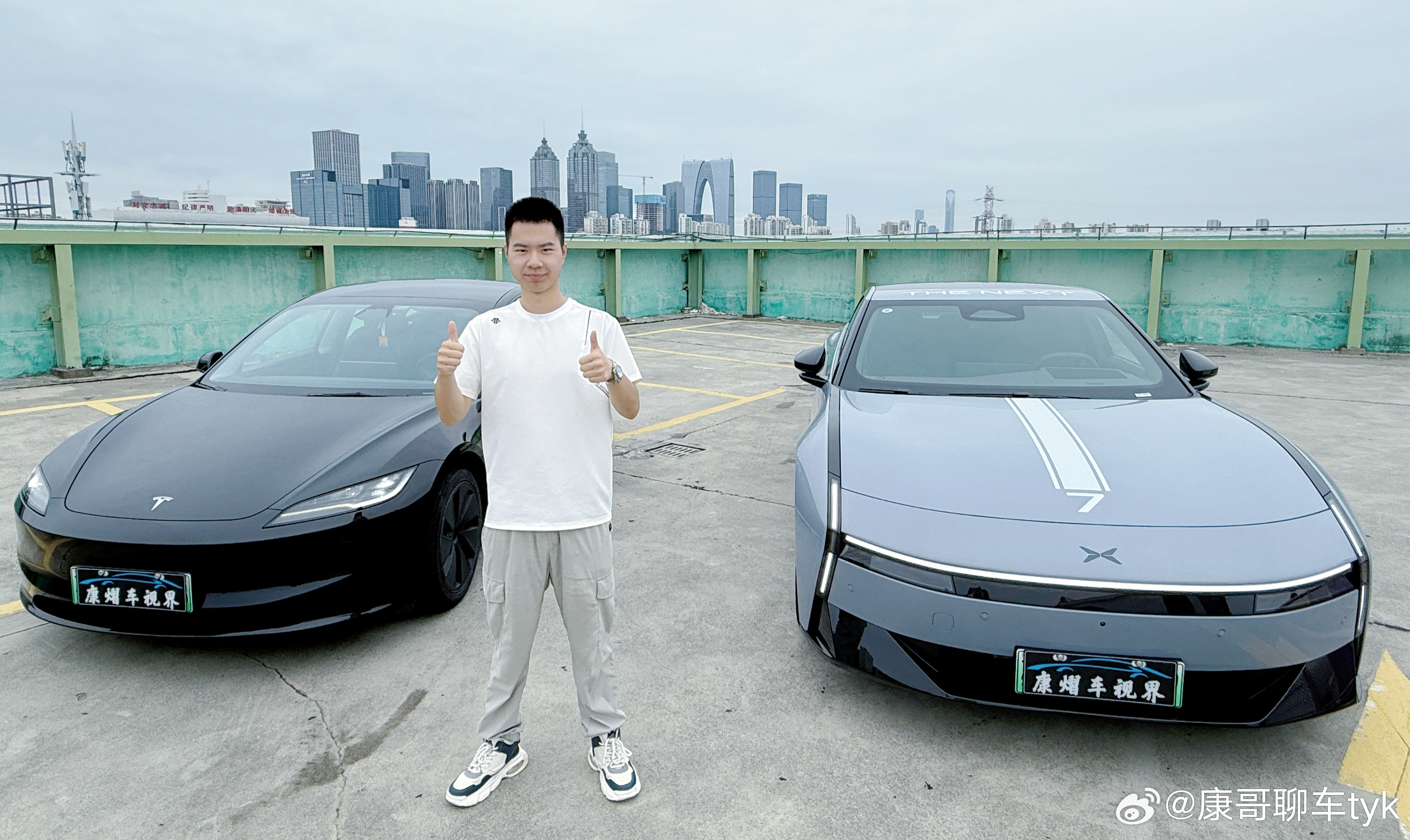 全新小鹏P7 VS 特斯拉model3 杀青！！🎬我会做一期详细的对比，关注2