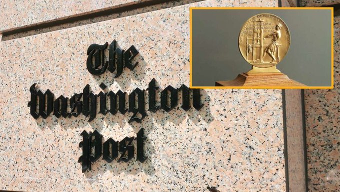 《华盛顿邮报》记者凭借“最佳捏造引述”赢得普利策奖WaPo Journalist