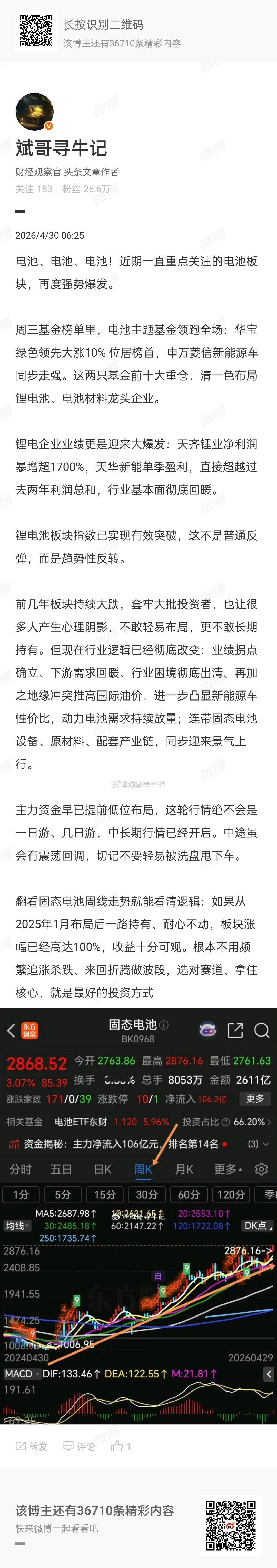 电池、电池、电池！近期一直重 