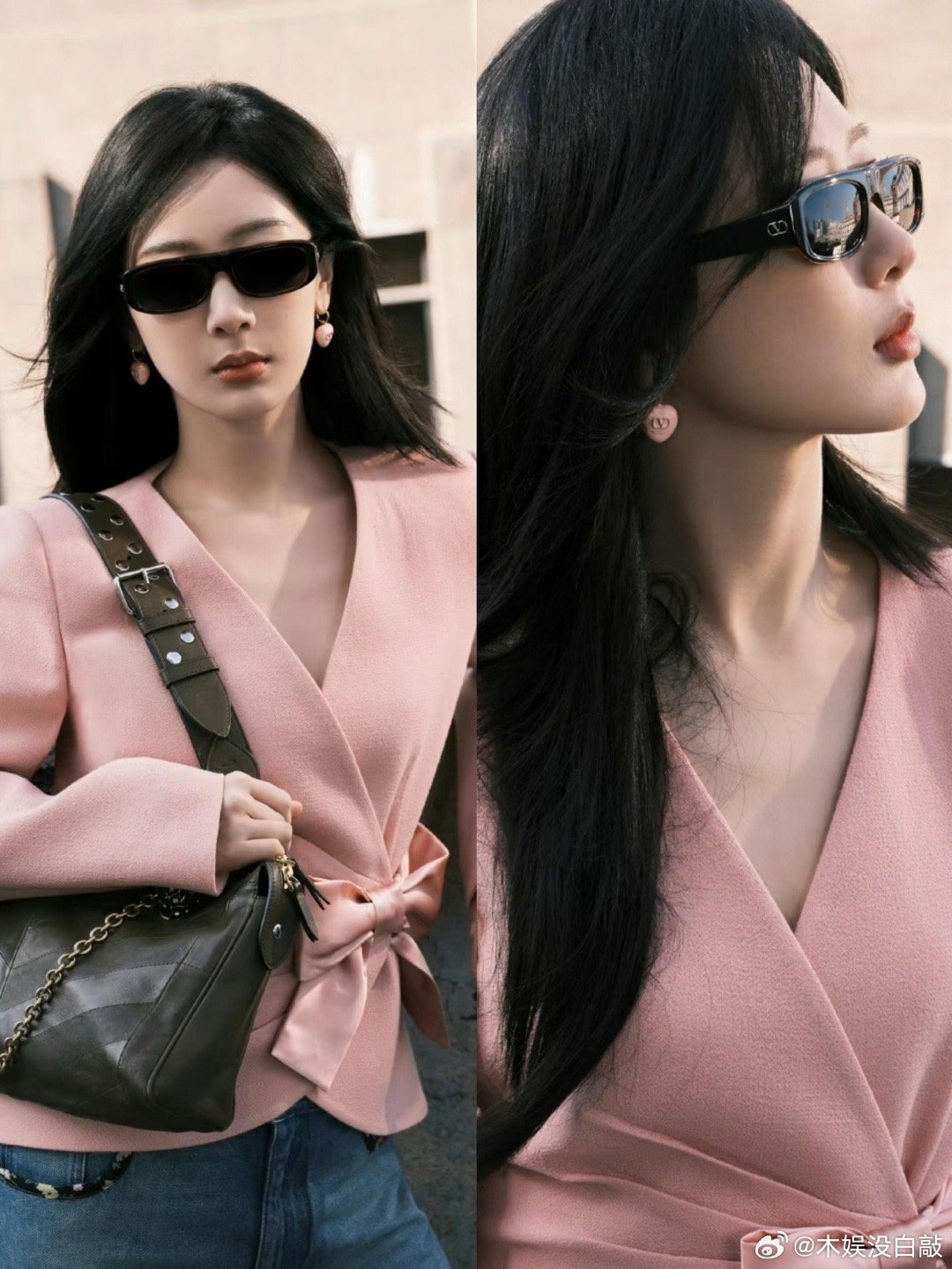 杨紫三年看秀look分享 时尚表现力绝了啊！ 杨紫罗马时装周出发图