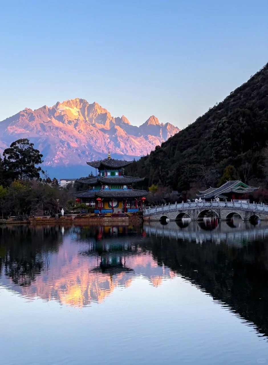 如果雪山能看见🏔️人生必去打卡的玉龙雪山