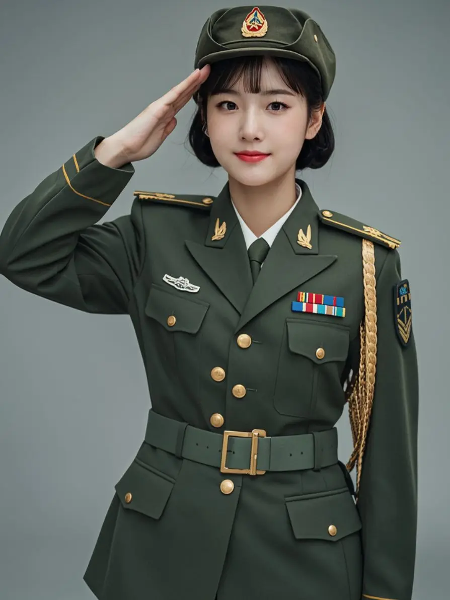 AI飒爽军姿
