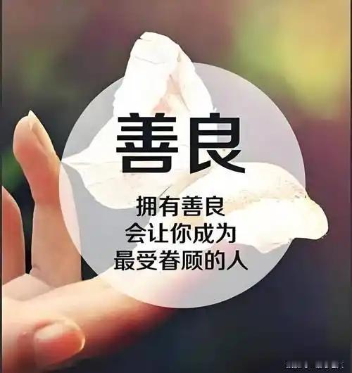 善良让我感受到温暖与信任，让我在人际关系中更加真诚和坚强。它不仅让别人感受到关爱