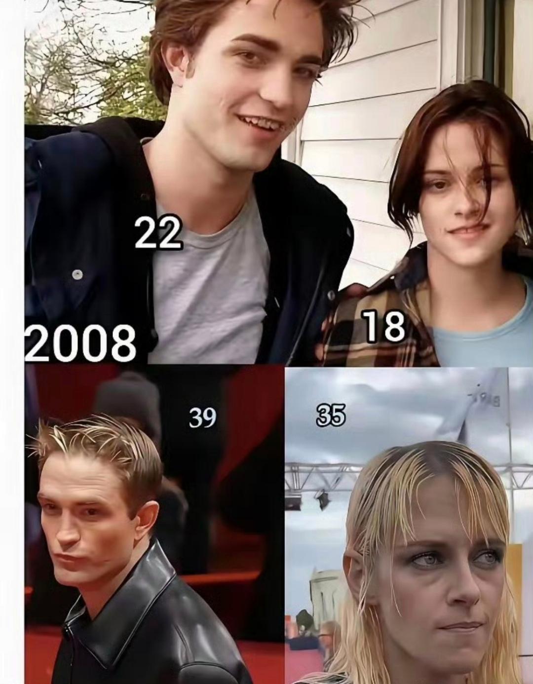 天啊，《暮光之城》的男女主角怎么完全变样子了？ 