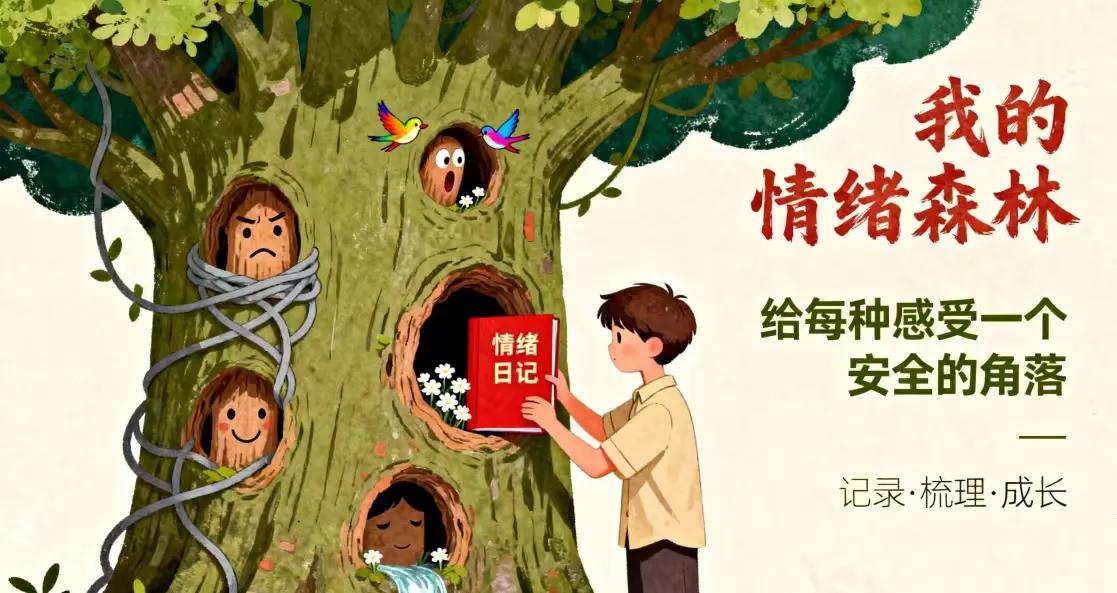 情绪森林：在心灵的交错地带寻一处静谧


清晨的第一缕阳光穿过树叶的间隙，在铺满