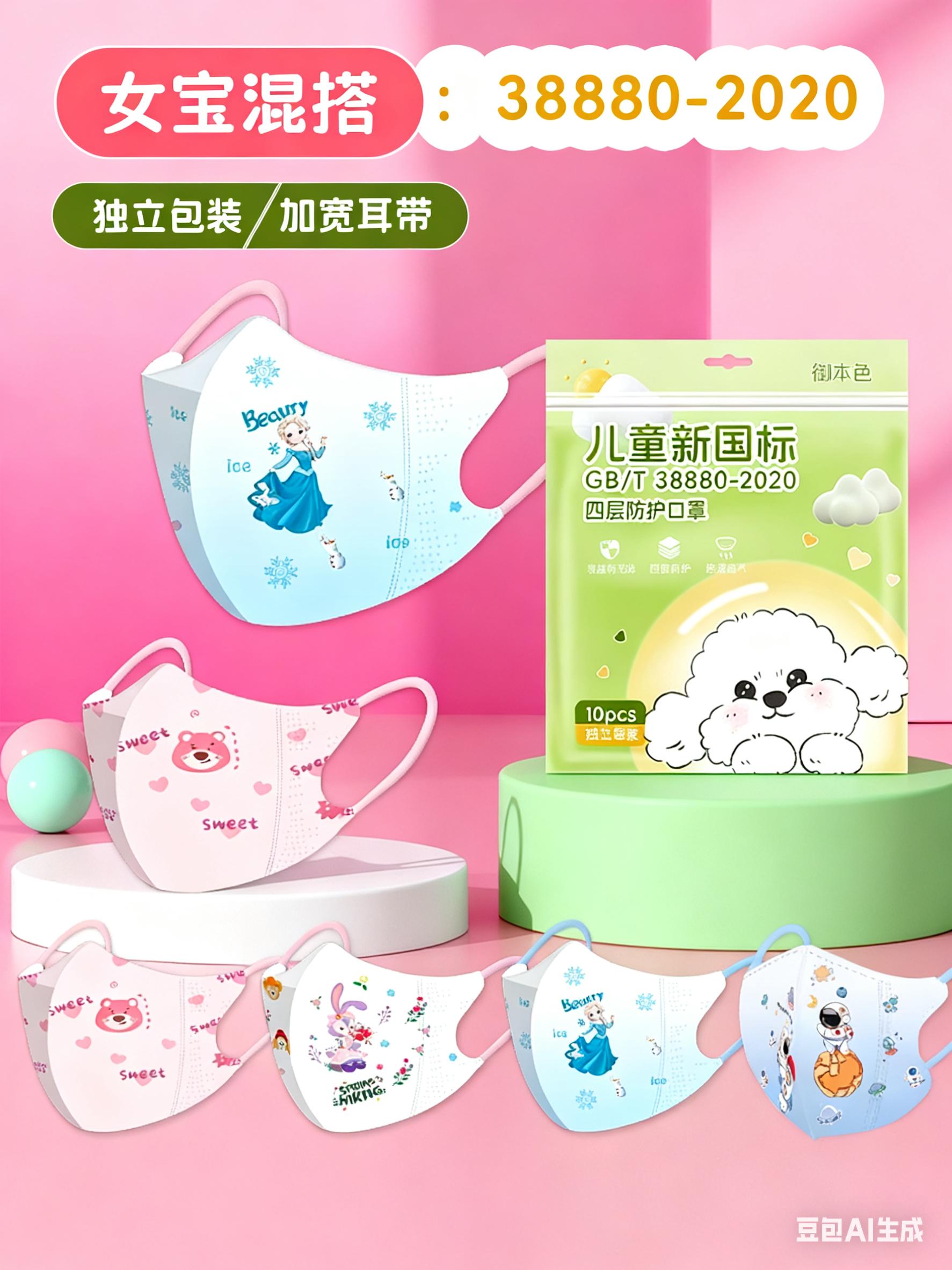 秋冬出门一定要给宝宝戴好口罩， 认准新国标！