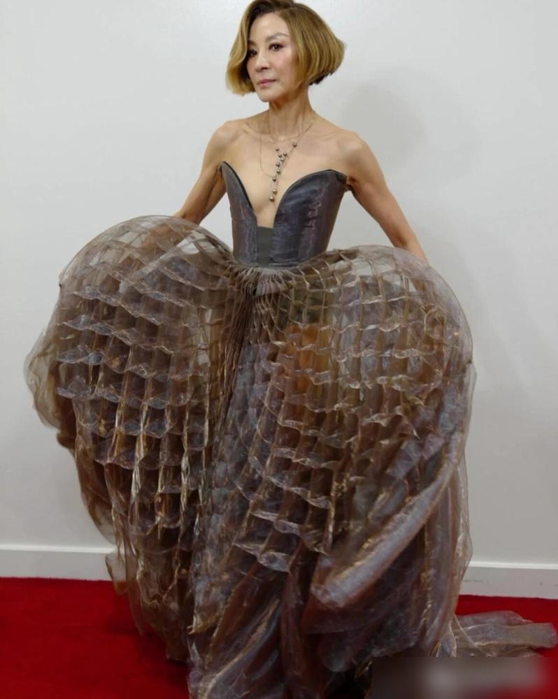 杨紫琼这造型，直接把网友看饿了！
 
2025年11月新加坡《Wicked》首映