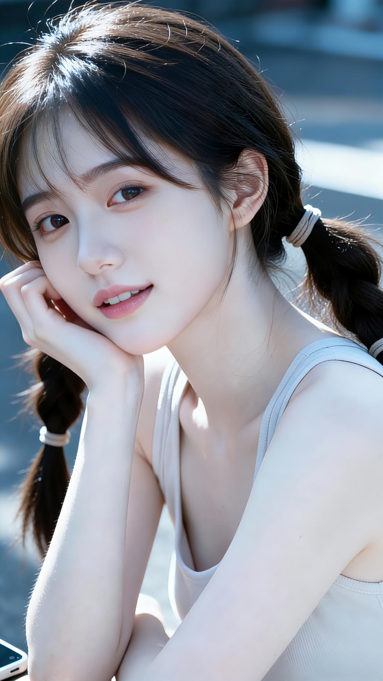 邻家小妹可爱又漂亮女生拍照姿势  甜美风 清纯甜美