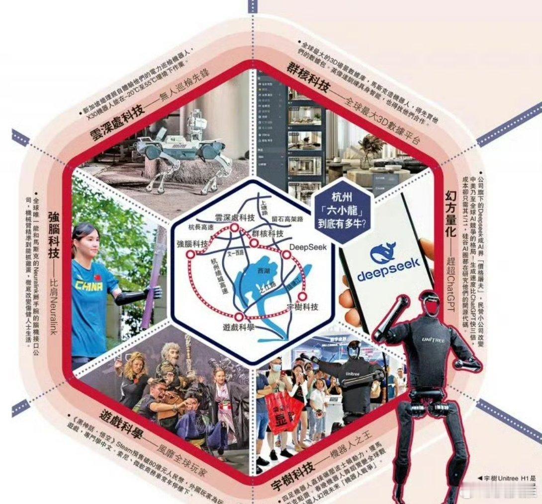 王毅说外媒可以找Deepseek翻译这句话  科技是第一生产力！杭州“六小龙”科