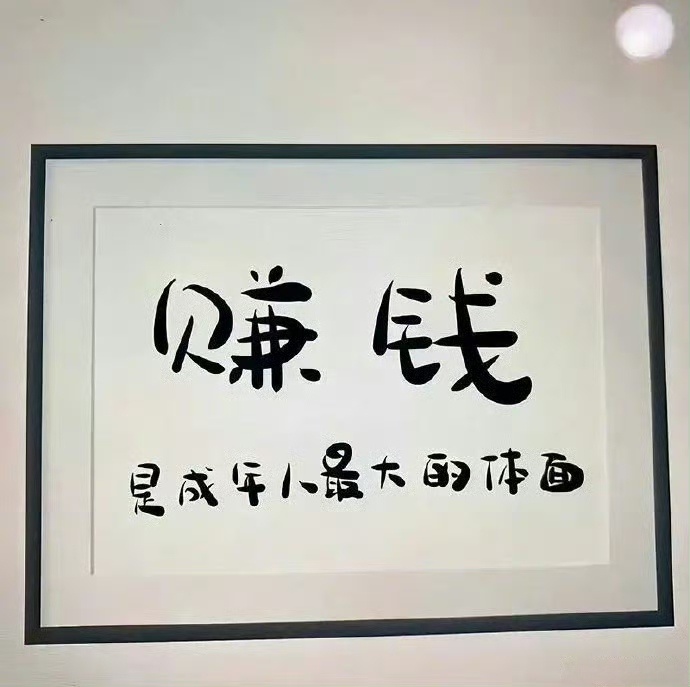 “不得不承认，钱能解决掉我95%的烦恼。” 