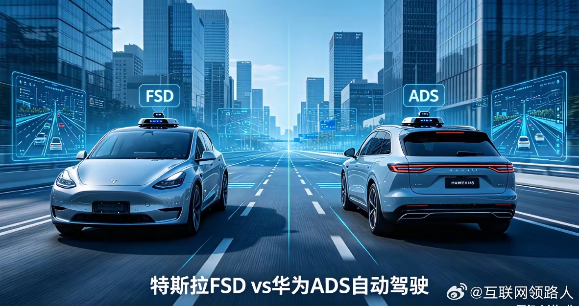 为啥国内不少新能源车企都跟风走FSD纯视觉路线？难道FSD真的比华为ADS更强吗
