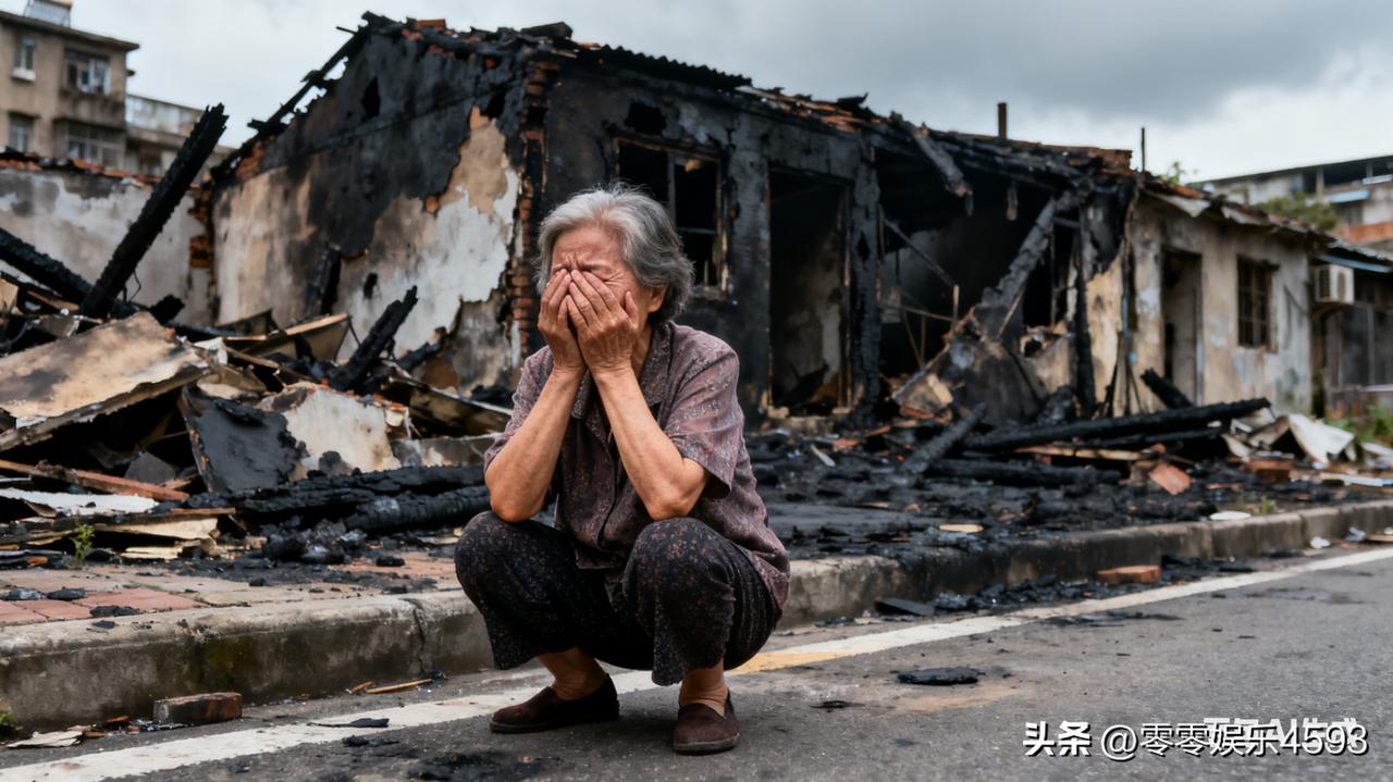 一把大火烧穿了她住 20 年的出租屋，毕生攒的 12 万积蓄、身份证、儿子唯一的