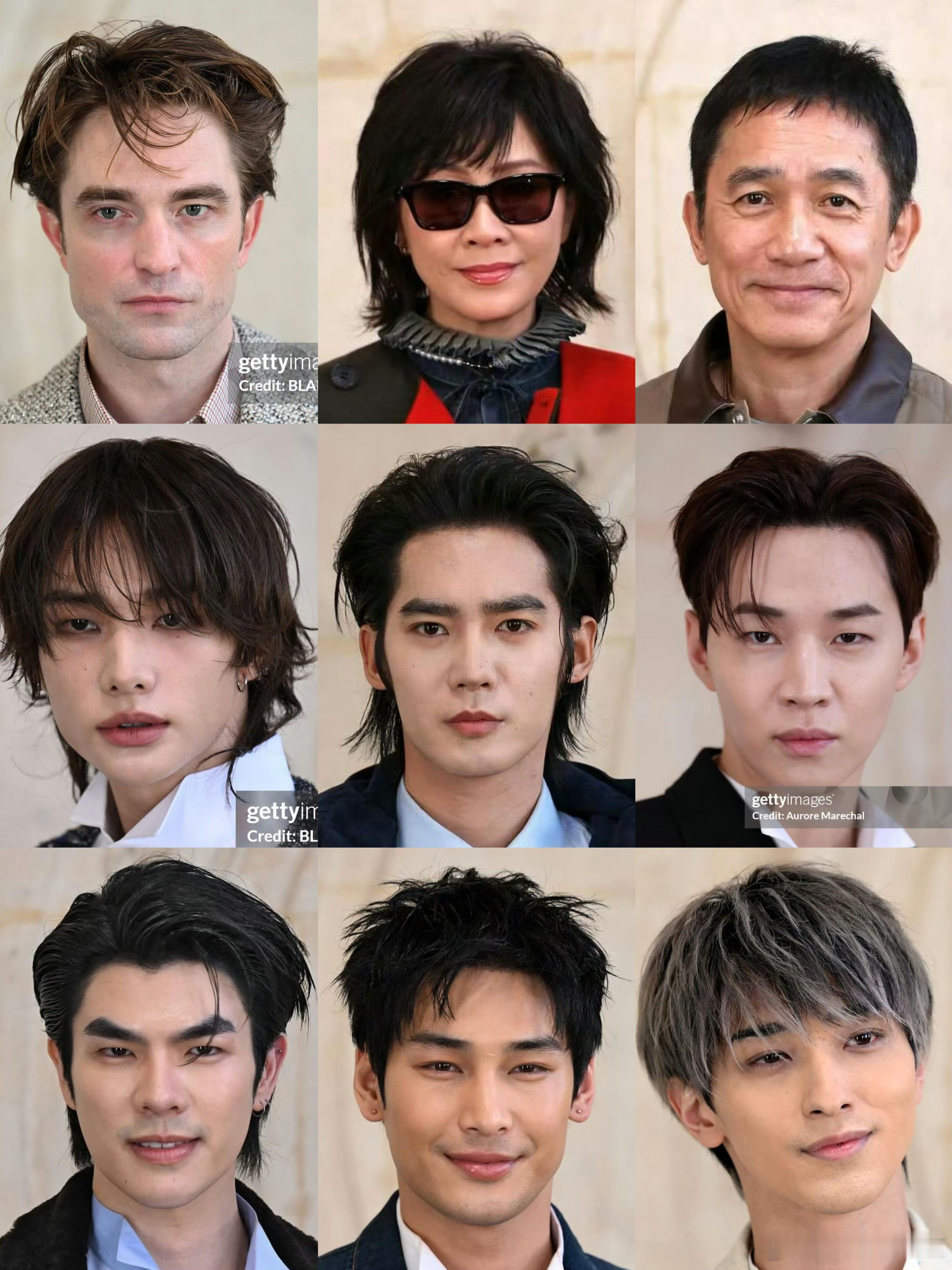 迪奥dior大秀G社怼脸生图梁朝伟、刘嘉玲、罗伯特帕丁森、于适、Henry 刘宪