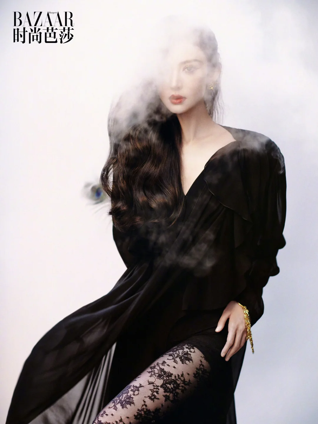 娜扎 时尚芭莎十一月刊，美疯了~
