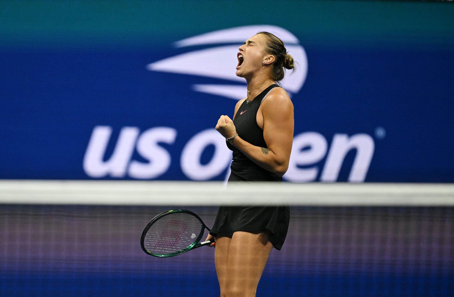 #美网2024# 女单决赛🎾 萨巴伦卡晋级之路第一轮：6-3 6-3 韩天遇[